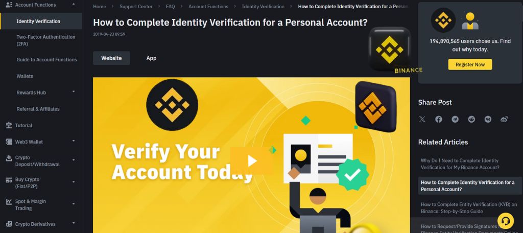 Buy Verified Binance Accounts